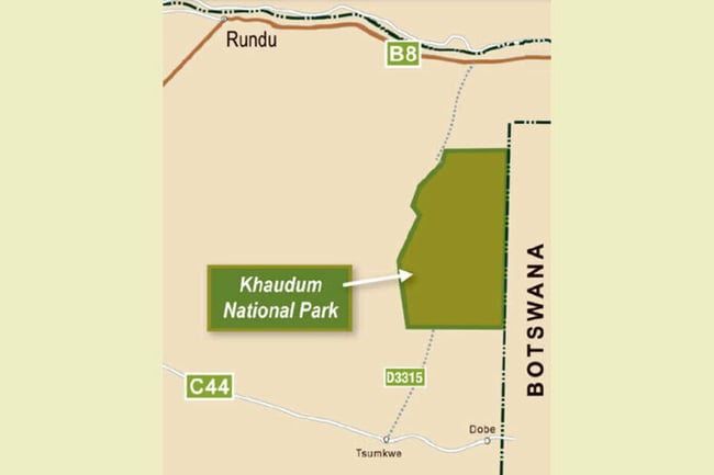 Khaudum National Park Namibia