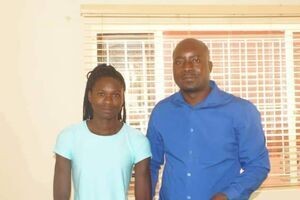 Namibia's Olympic medallist supports school girls