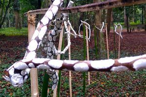 Namibian artist at the Abidjan Green Art Biennale